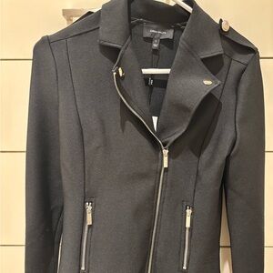 Karen Millen Black Blazer with Asymmetrical Design